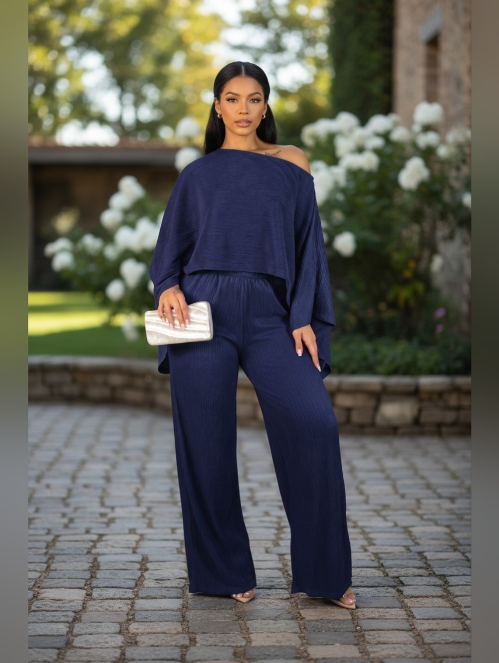 Emerson Two-piece Set in Navy